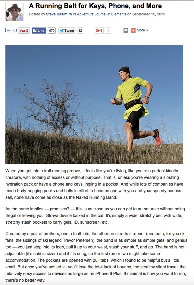 the early naked sports innovations website from 2015