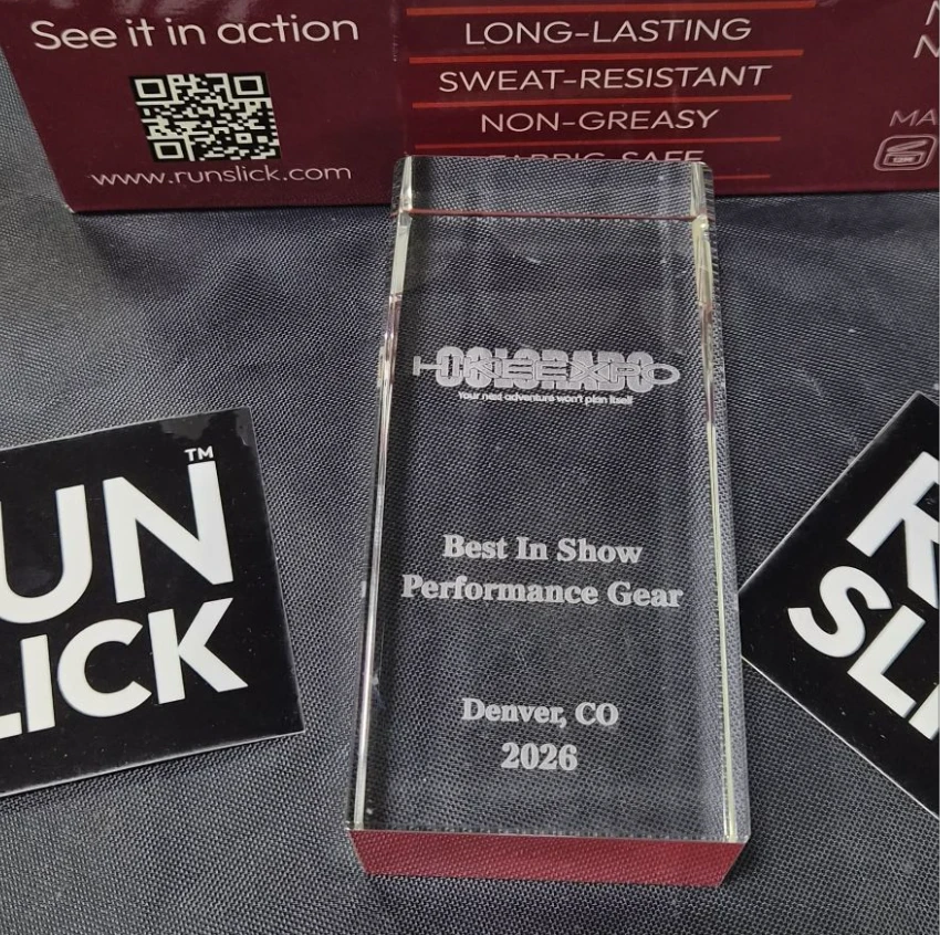 run slick best in show award for performance gear at hike expo colorado 2026