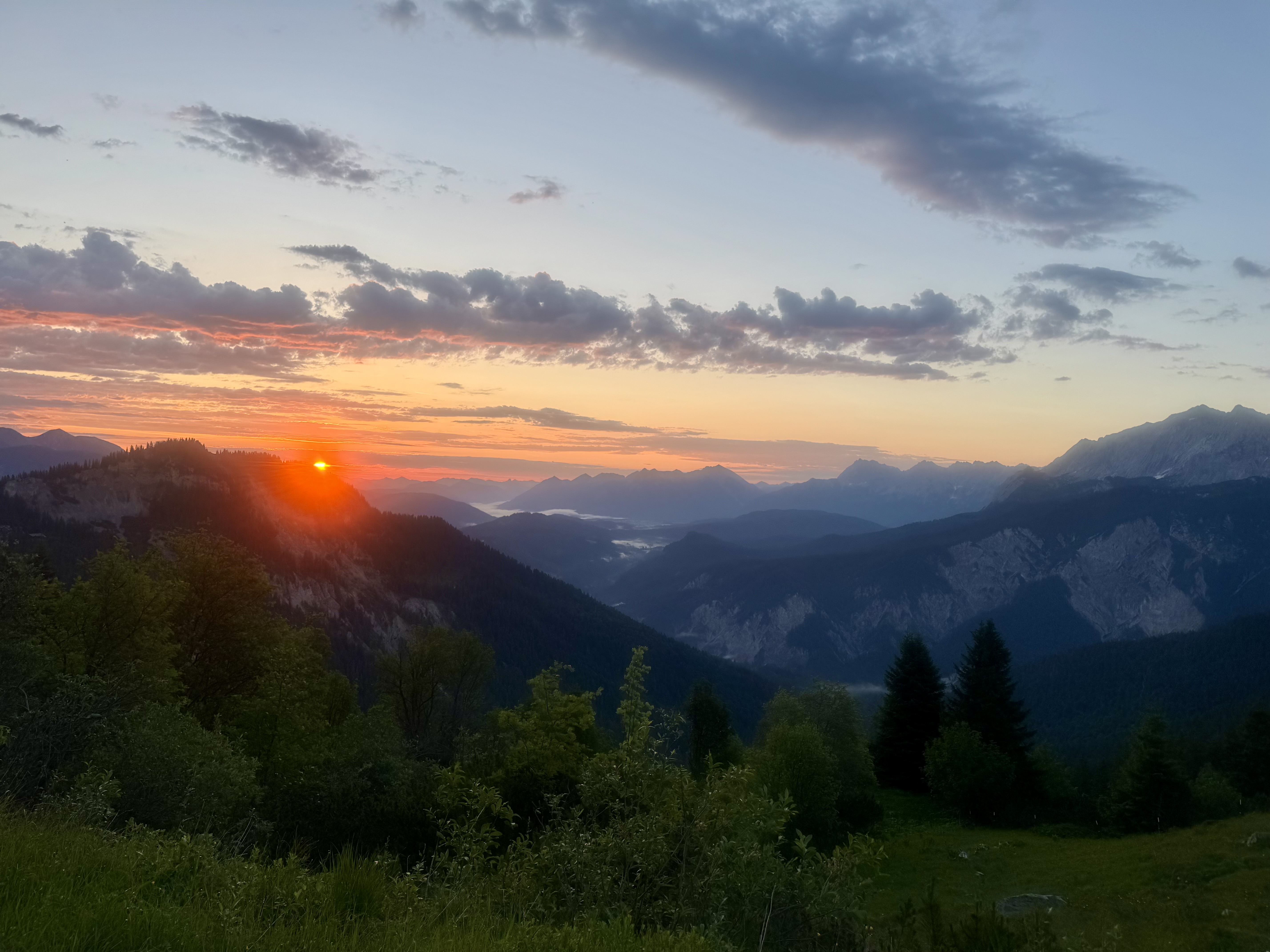 the kreuzeck climb at zugspitz ultratrail