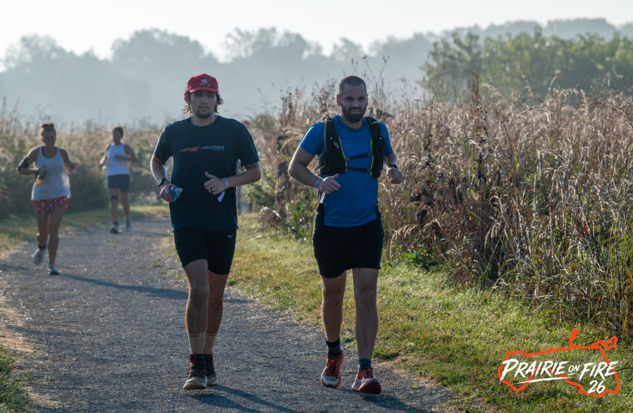runners at the prairie on fire backyard ultra